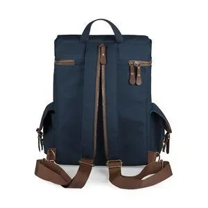 Saks Fifth Avenue Navy Moreno Wine & Cheese Tote - Brand NWT Moreno 3-Bottle Wine & Cheese Tote – PICNIC TIME FAMILY OF  main image 4